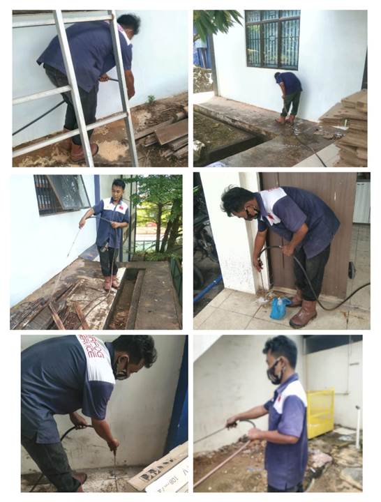 proses pengendalian hama luar ruangan