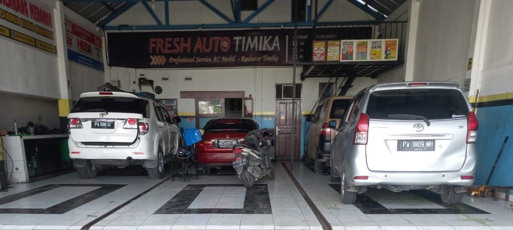 service ac mobil timika fresh auto timika